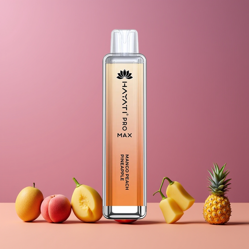 Mangue Pêche Ananas Hayati Pro Max 4000 Puffs Belgique Grossiste 5 Nicotine 1400mAh