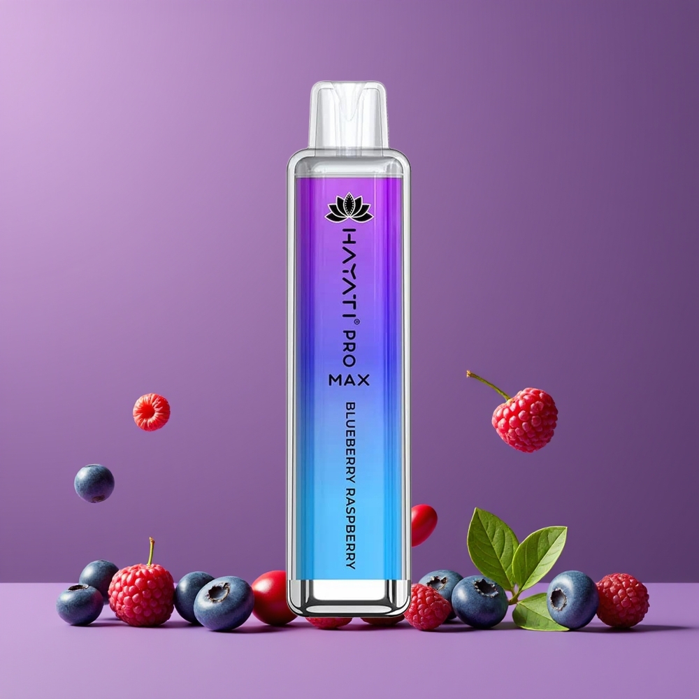 Myrtille Framboise Hayati Pro Max 4000 Puffs Belgique Grossiste 5 Nicotine 1400mAh