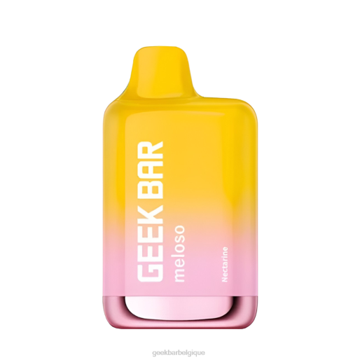 Geek Bar Meloso vape jetable maximale 28F0129 nectarine Geek Bar vape zero nicotine