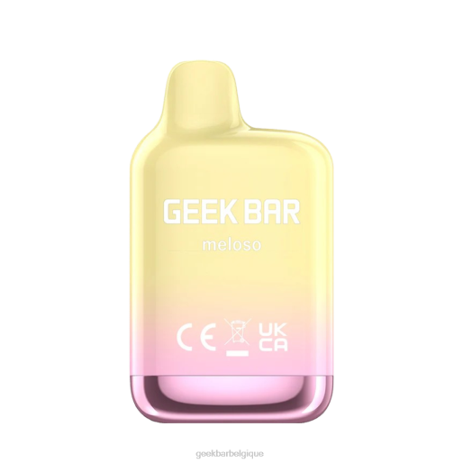 Geek Bar Meloso mini vape jetable 28F0150 glace à la pêche Geek Bar sans nicotine
