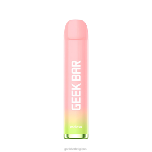 Geek Bar Meloso vape jetable 28F0169 glace à la pêche Geek Bar vape zero nicotine