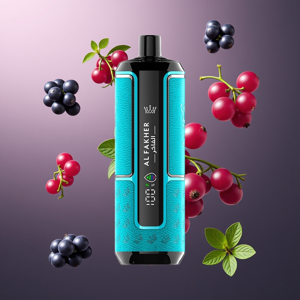 Al Fakher Crown Bar 15K Hypermax Belgique Grossiste Cassis Menthe 22ml