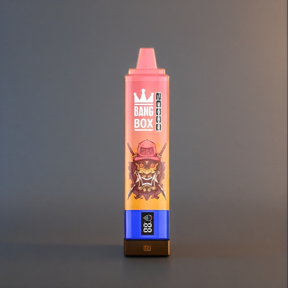 Bang Box 20000 Puffs Belgique Grossiste - Mangue Pêche, 35ml E-Liquide, 850mAh