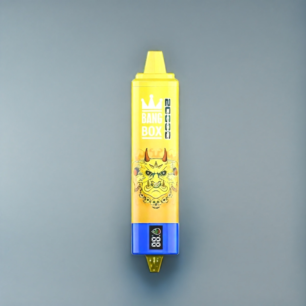 Bang Box 20000 Puffs Belgique Grossiste Vape Banane Glacée 0% Nicotine 35ml E-Liquid