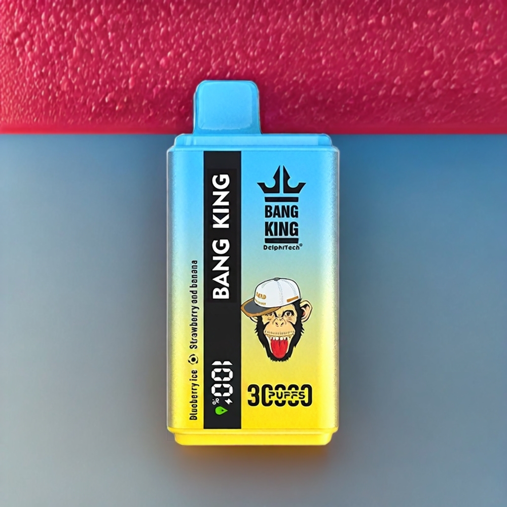 Bleuet Glacé Fraise Banane Bang King 30000 Puffs 36ml Belgique Grossiste Type-C