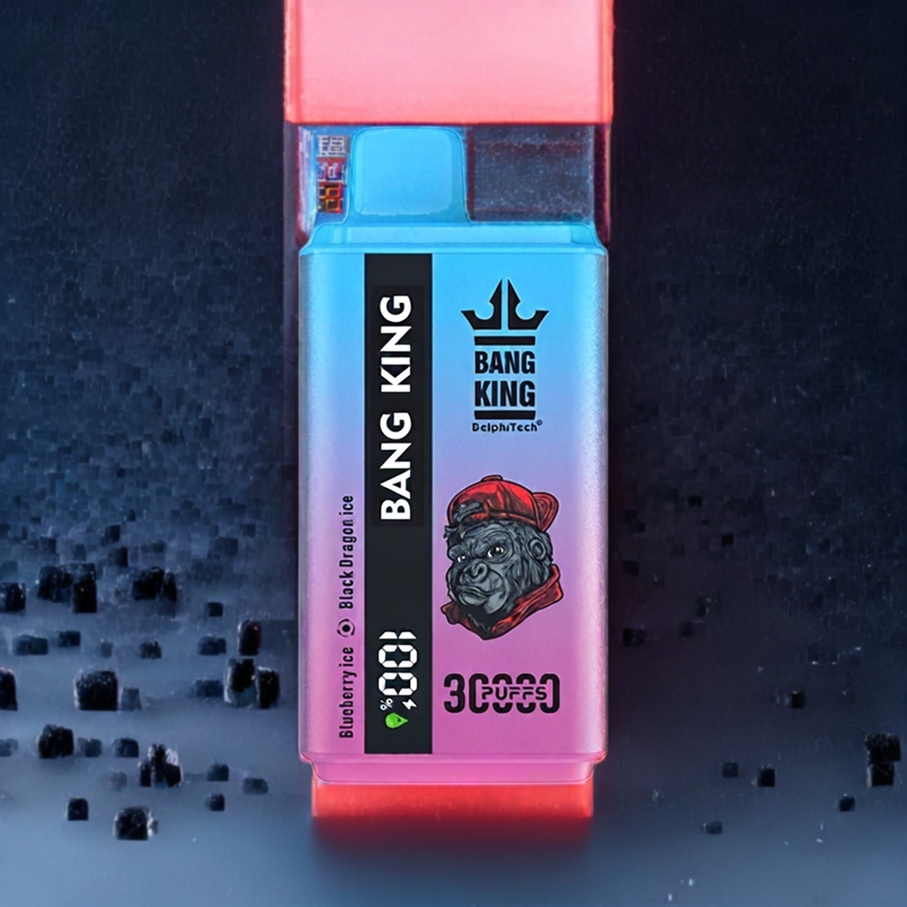 Glacé Myrtille & Glace Dragon Noir Bang King 30000 Puffs Belgique Grossiste 36ml Type-C