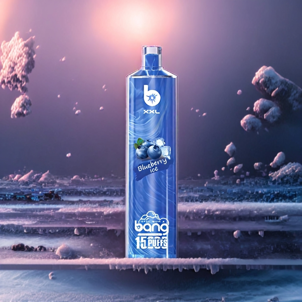 Myrtille Glace Bang Shisha 15000 Puffs 23ml Belgique Grossiste DTL Technologie Avancée