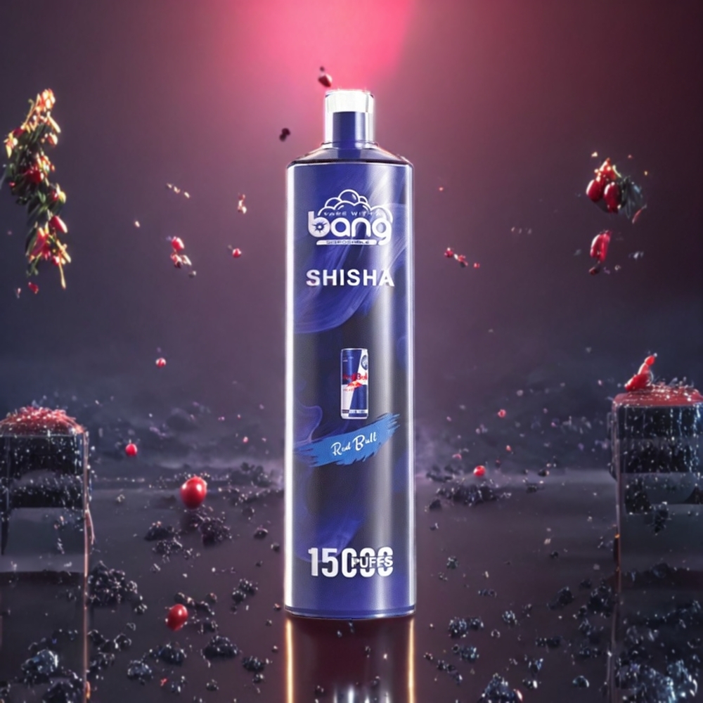 Red Bull Bang Shisha 15000 Puffs 23ml Belgique Grossiste Type-C Charging Port