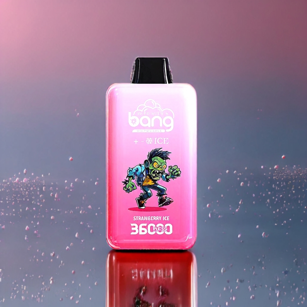 Fraise Glacée Bang 36000 Ice Level 36000 Puffs 36ml Belgique Grossiste Device