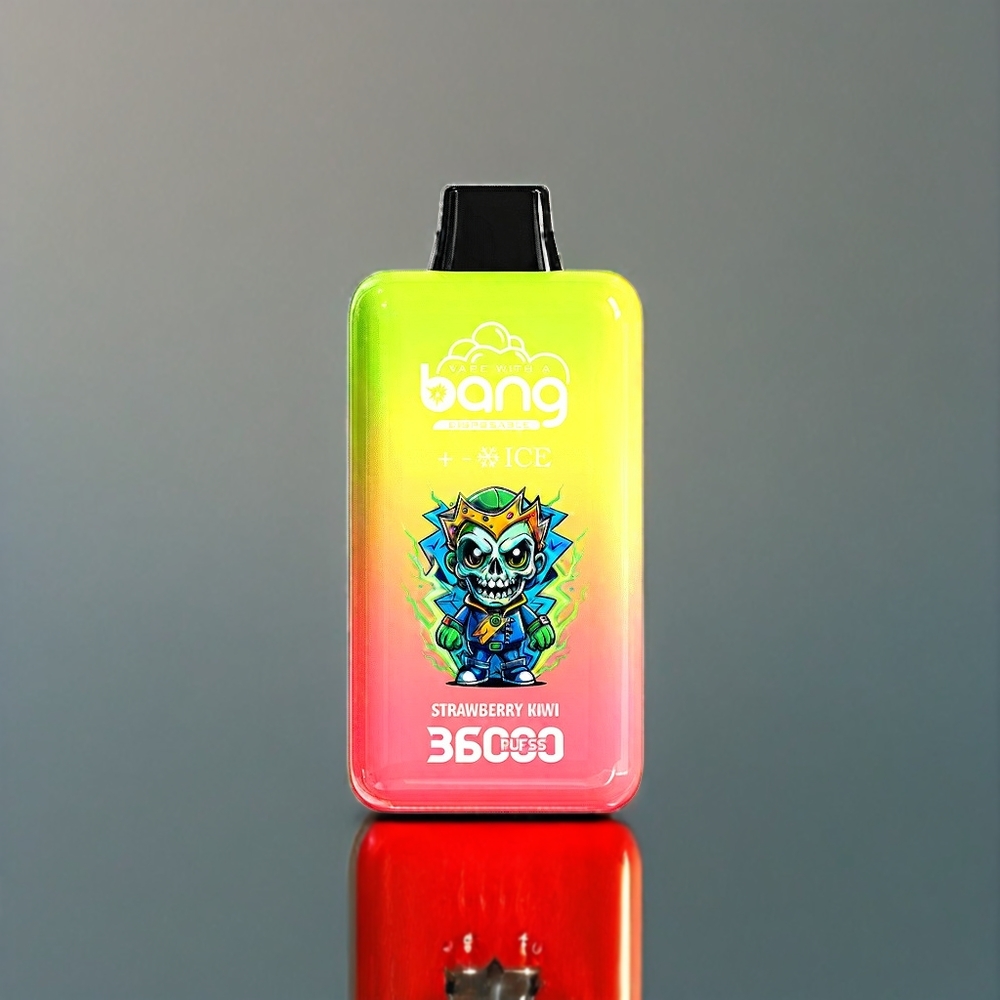 Fraise Kiwi Bang 36000 Ice Level 36000 Puffs 36ml Belgique Grossiste Mesh Coil