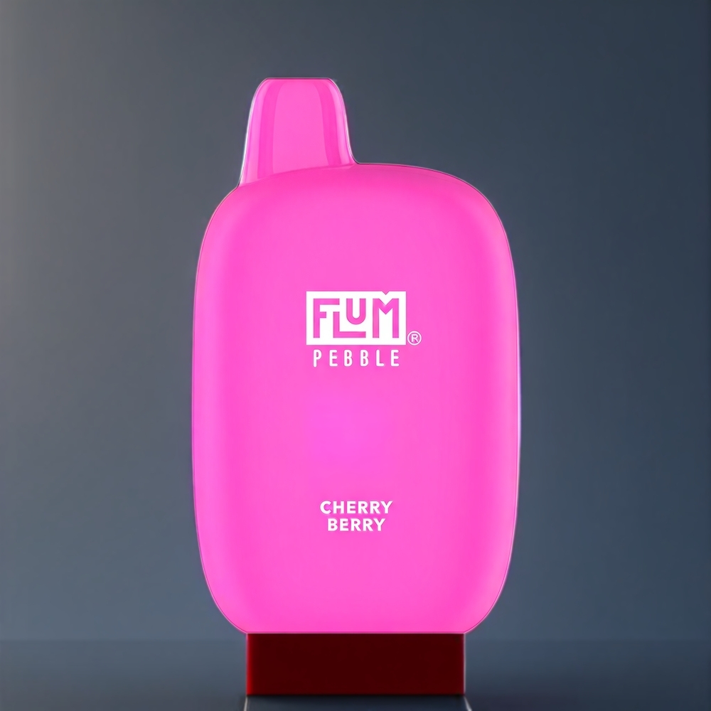 Flum Pebble Belgique Grossiste 6000 Puffs 10ml Cerise Baies Rechargeable Type-C