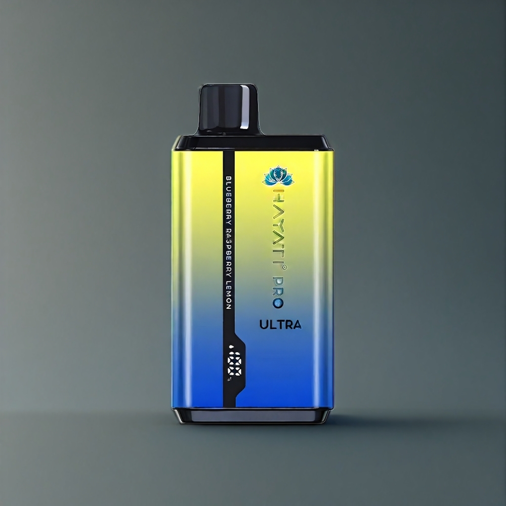 Hayati Pro Ultra 15000 Puffs Belgique Grossiste 2 12ml 2% Myrtille Framboise Citron