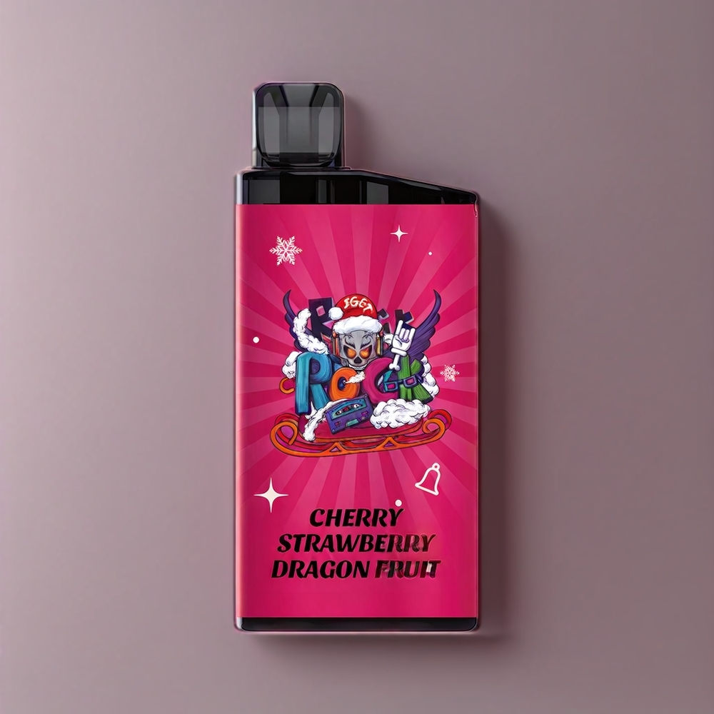 Iget Bar 3500 Puffs Belgique Grossiste Cerise Fraise Fruit du Dragon 1400 mAh 78g