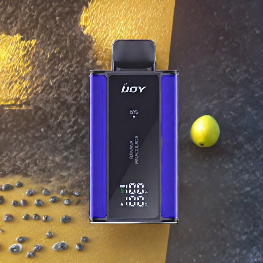 Banane Pina Colada IJOY Captain 10000 Puffs 18ml Belgique Grossiste 5% Nicotine