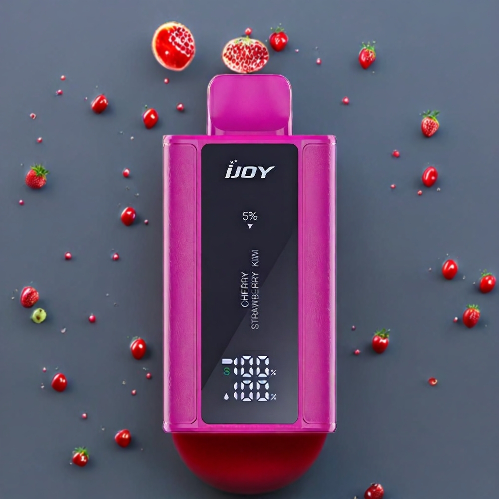 Cerise Fraise Kiwi IJOY Captain 10000 Puffs Belgique Grossiste 18ml 5% Nicotine