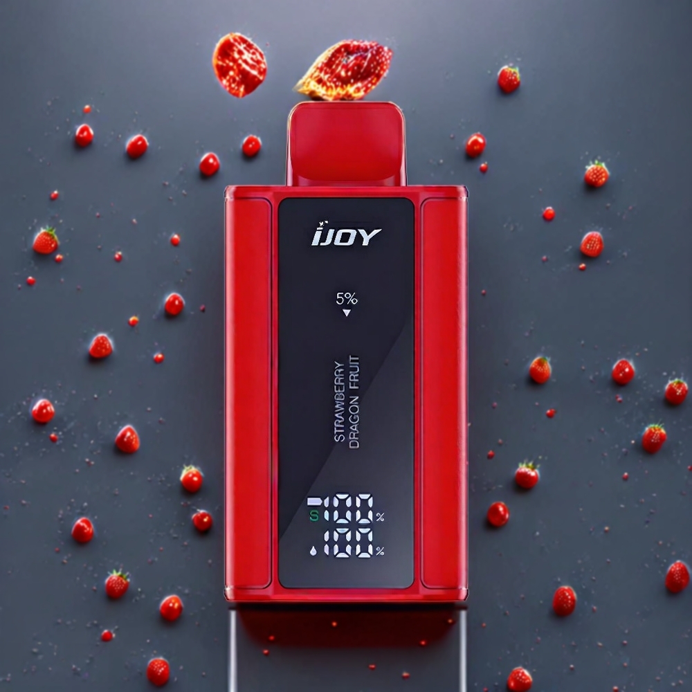Fraise Fruit du Dragon IJOY Captain 10000 Puffs Belgique Grossiste 18ml 5%