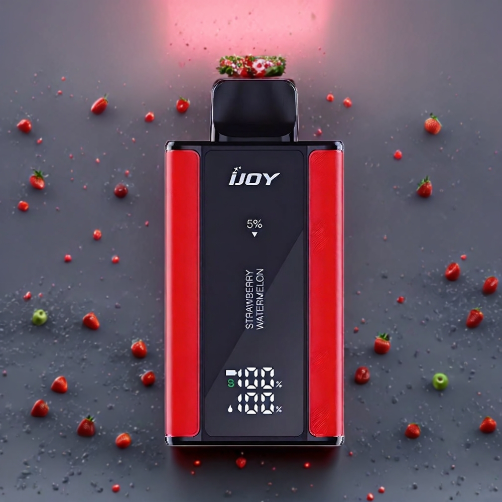 Fraise Pastèque IJOY Captain 10000 Puffs 18ml Belgique Grossiste 5% 650mAh