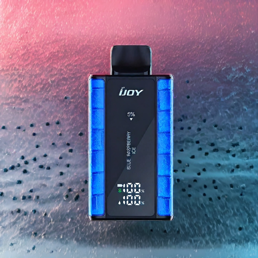Framboise Bleue Glacée IJOY Captain 10000 Puffs Belgique Grossiste 18ml 5%