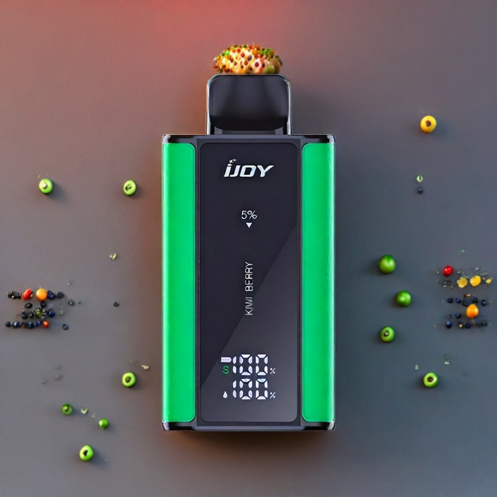 Kiwi Baies IJOY Captain 10000 Puffs 18ml Belgique Grossiste 650mAh 5%