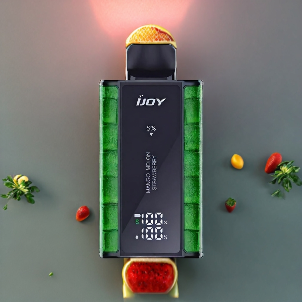 Mangue Melon Fraise IJOY Captain 10000 Puffs 18ml Belgique Grossiste 5% 650mAh
