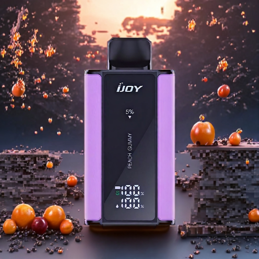 Pêche Gommeux IJOY Captain 10000 Puffs 18ml Belgique Grossiste 650mAh