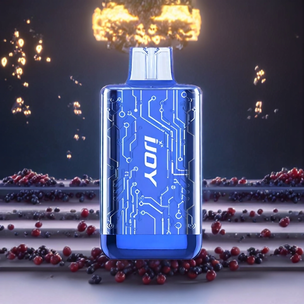 Tarte aux Myrtilles IJOY CYBER 5000 Puffs 13ml Belgique Grossiste 1.0 Ohm Dual Coil
