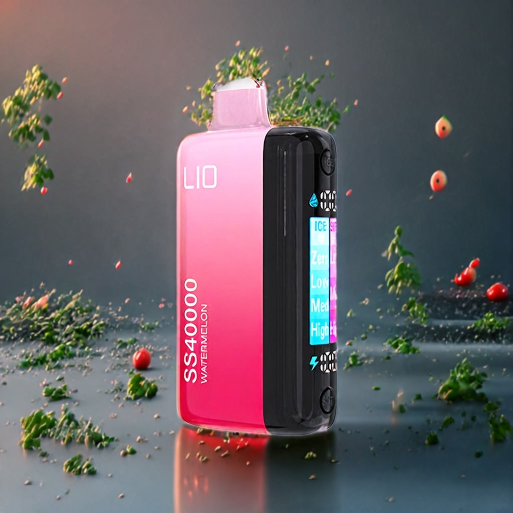 Pastèque IJOY LIO SS40000 40000 Puffs 22ML Belgique Grossiste Airflow Réglable