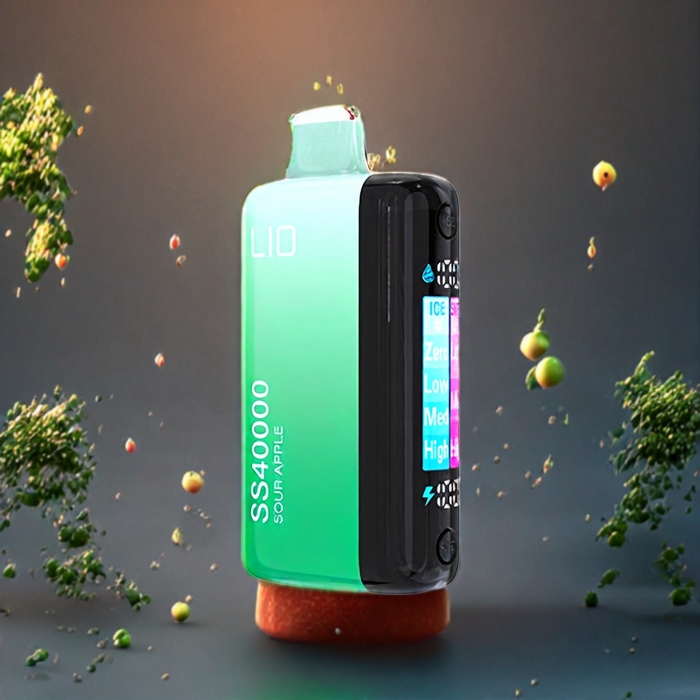 Pomme Acidulée IJOY LIO 40000 Puffs Belgique Grossiste 22ML Airflow Réglable