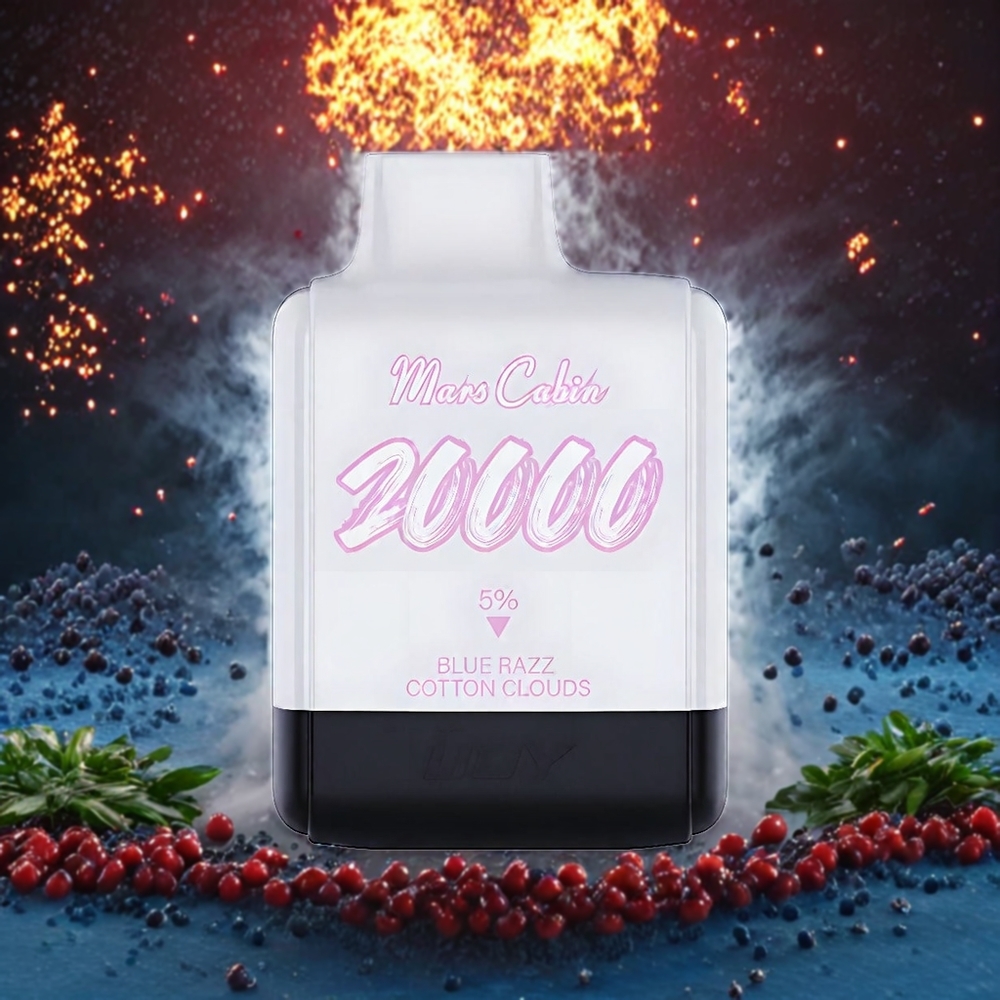 Bleu Framboise IJOY Mars Cabin 20000 Puffs Belgique Grossiste 20ML 850 mAh