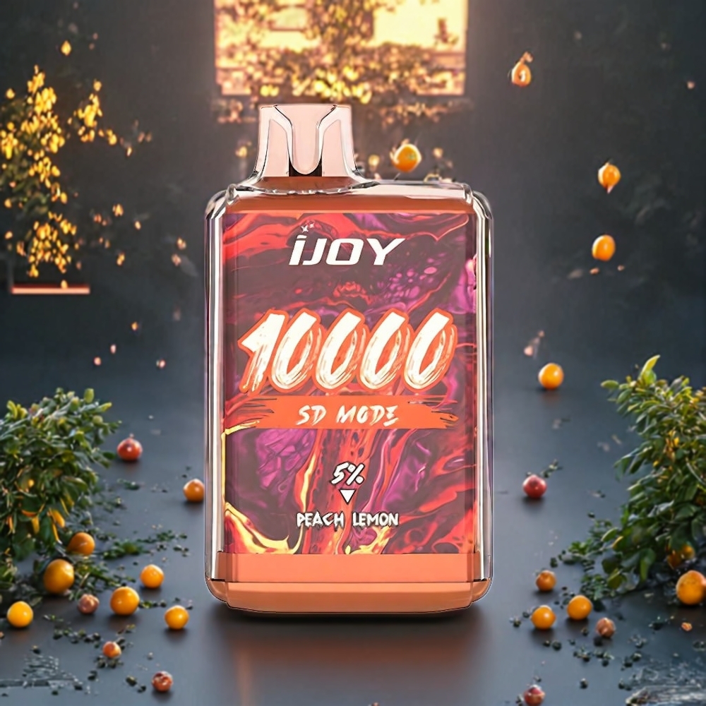 Pêche Citron IJOY SD10000 10000 Puffs 20ml Belgique Grossiste 650mAh