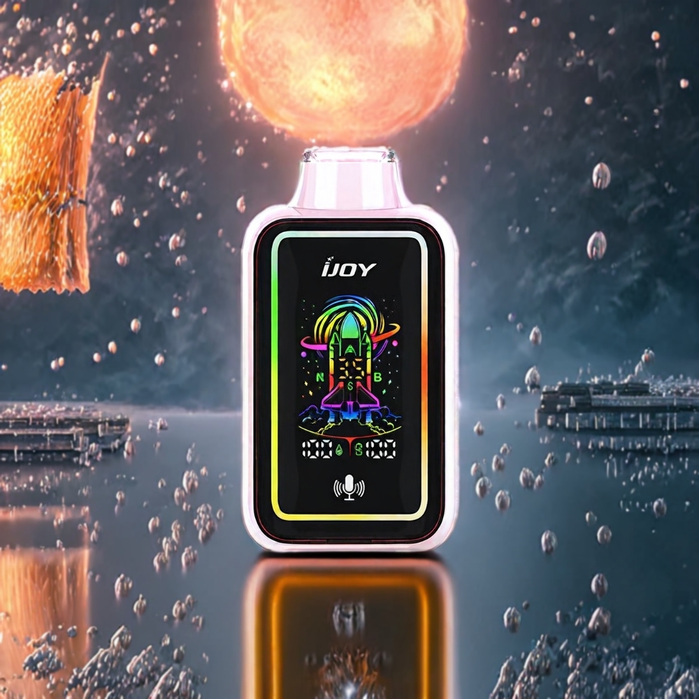 Pêche Juteuse Glacée IJOY URANUS 25000 Puffs Belgique Grossiste 20ML 850 mAh