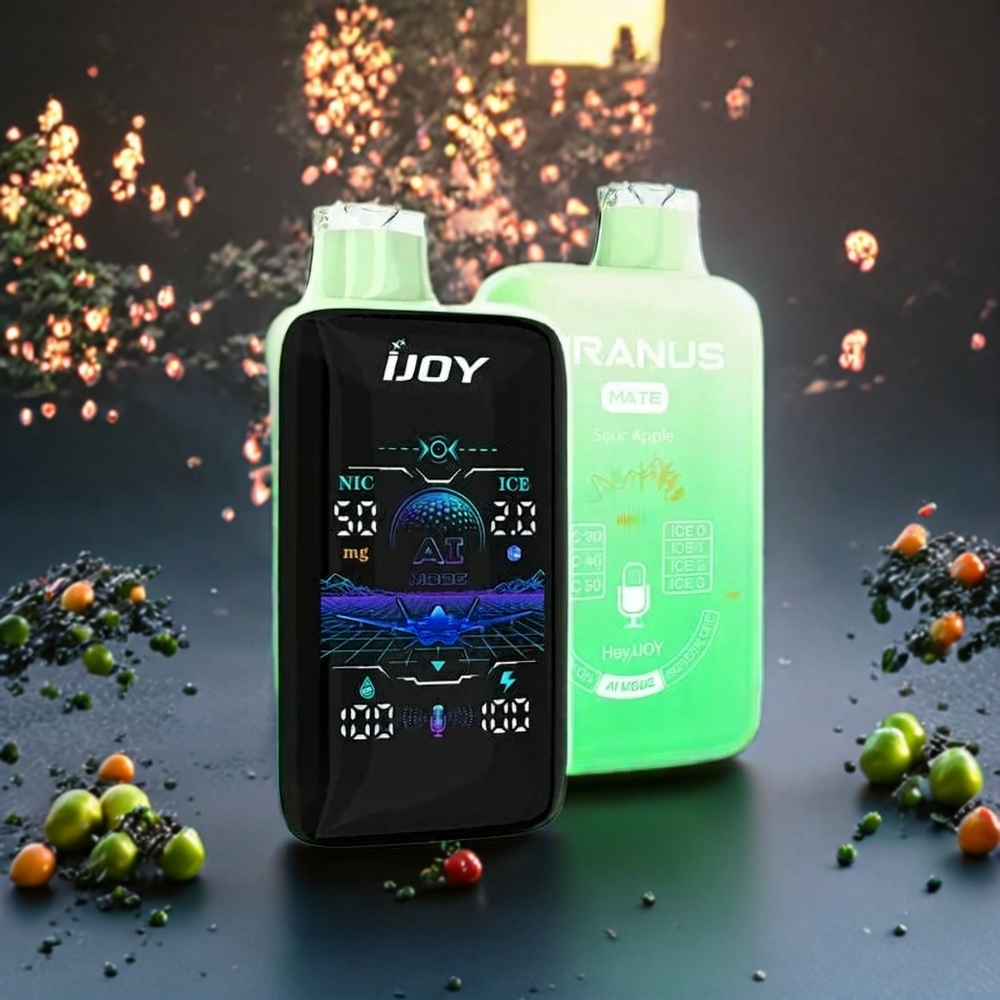 Pomme Acidulée IJOY Uranus Mate 40000 Puffs Belgique Grossiste ICE2 20ML