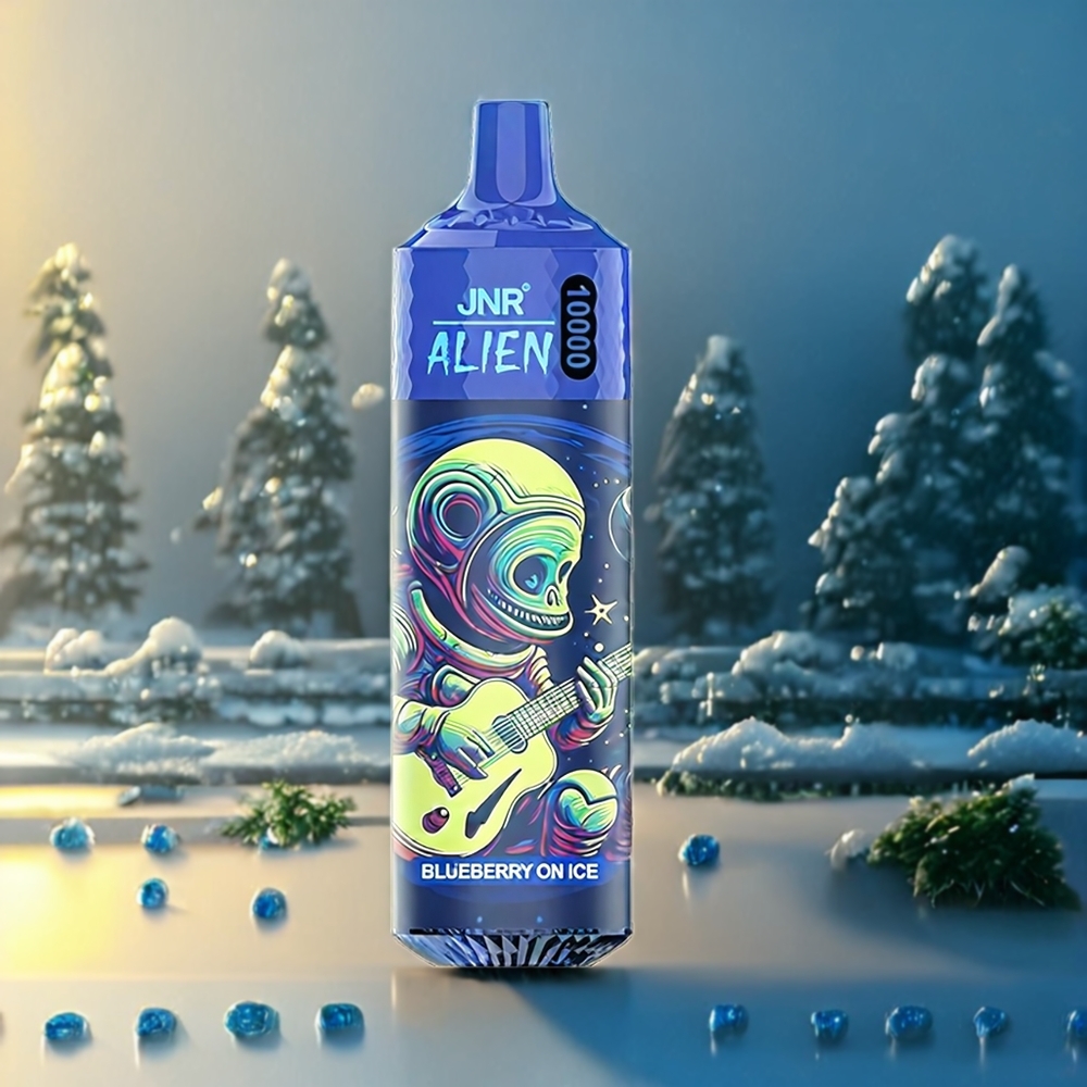 JNR Alien 10000 Puffs Belgique Grossiste avec 850mAh et Type-C Charge Rapide Blueberry On Ice