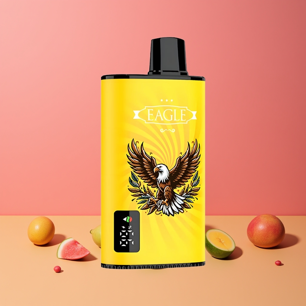 Pêche Mangue Pastèque JNR Eagle Smart 23000 Puffs Belgique Grossiste Écran Digital 25ml