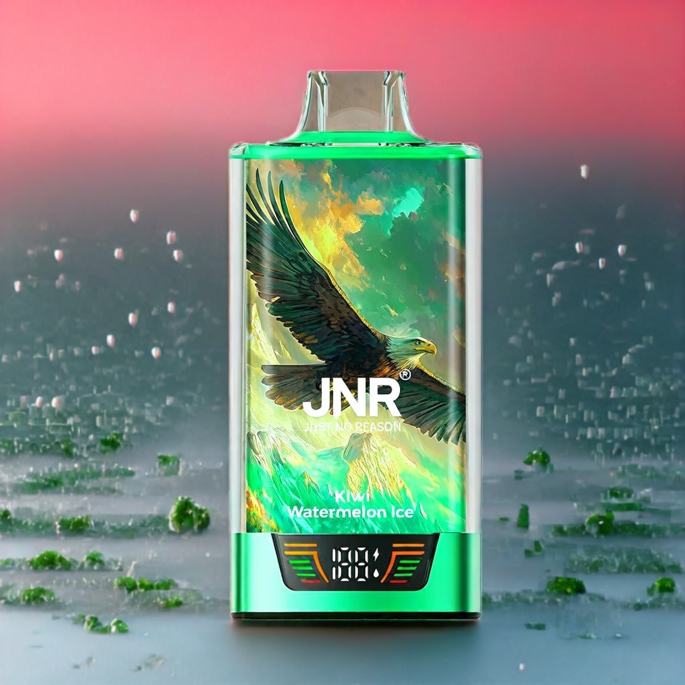 Kiwi Pastèque Glacée JNR Falcon Pro 28000 Bouffées Belgique Grossiste 30ml Écran Intelligent