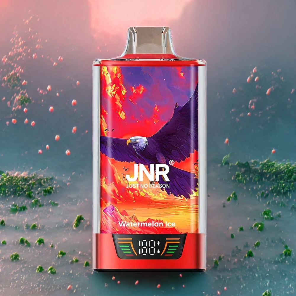Pastèque Glaciale JNR Falcon Pro 28000 Bouffées Belgique Grossiste 30ml Écran Intelligent