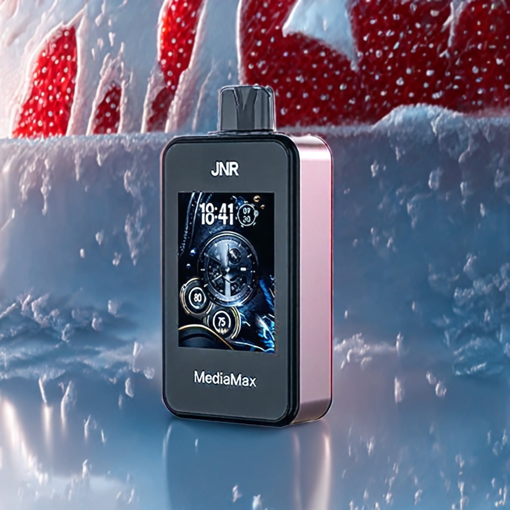 JNR MediaMax Belgique Grossiste 40000 Puffs 21mL Fraise Glacée Vape