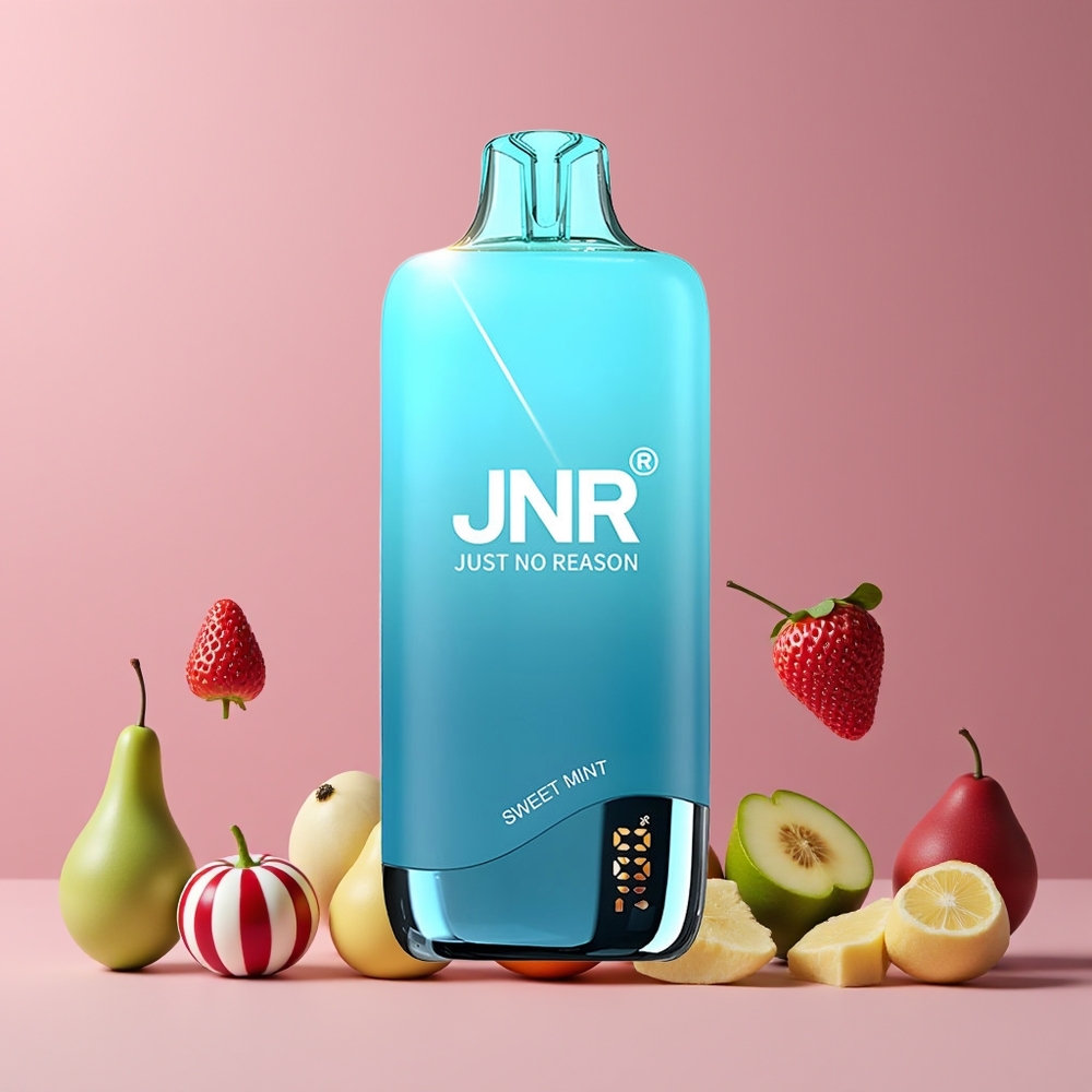 Menthe Douce JNR Rainbow 10500 Puffs Belgique Grossiste 18ml 5%