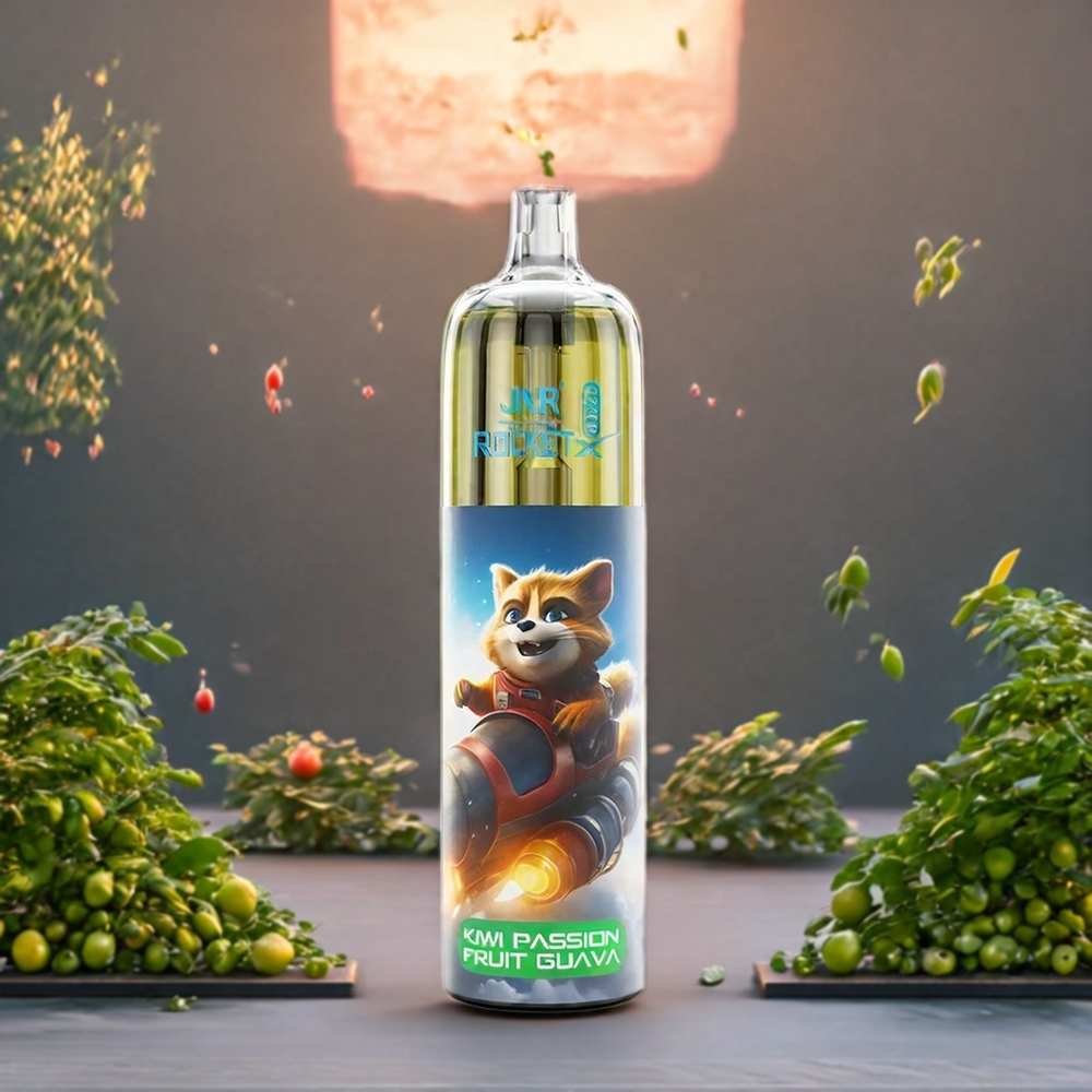Kiwi Fruit de la Passion Goyave JNR Rocket X 12400 Puffs Belgique Grossiste Type-C Quick Charge 22ml E-liquid