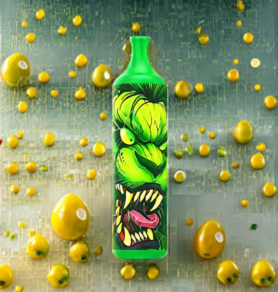 Bonbon Citron LIO Boom 3500 Puffs Belgique Grossiste 1400mAh 10ml