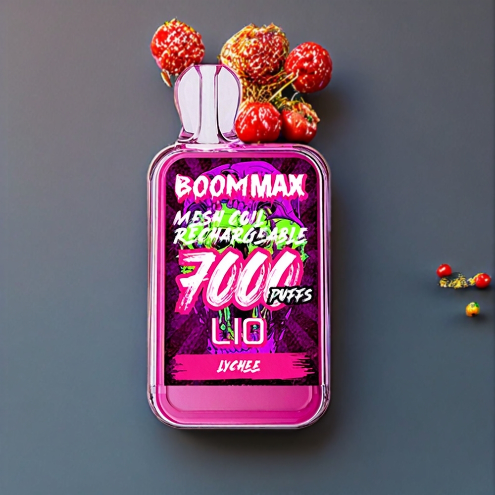Litchi LIO BOOM MAX 7000 Puffs Belgique Grossiste 15ml 50mg