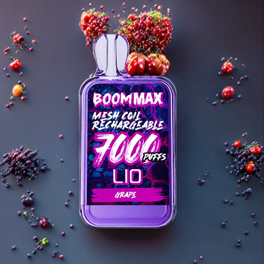 Raisin LIO BOOM MAX 7000 Puffs Belgique Grossiste 15ml 50mg
