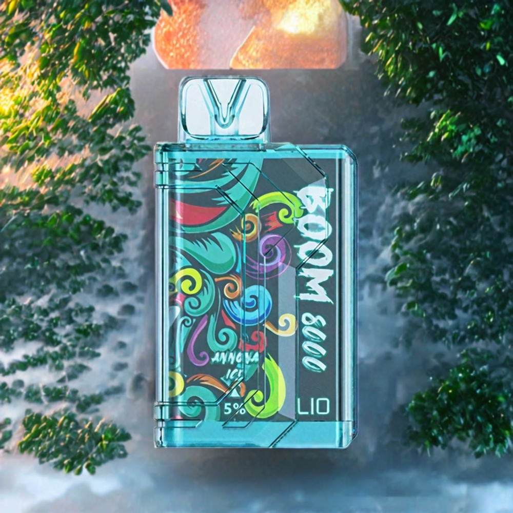 Annona Glaciale LIO BOOM PRO 8000 Puffs 15ml Belgique Grossiste Mesh Coil