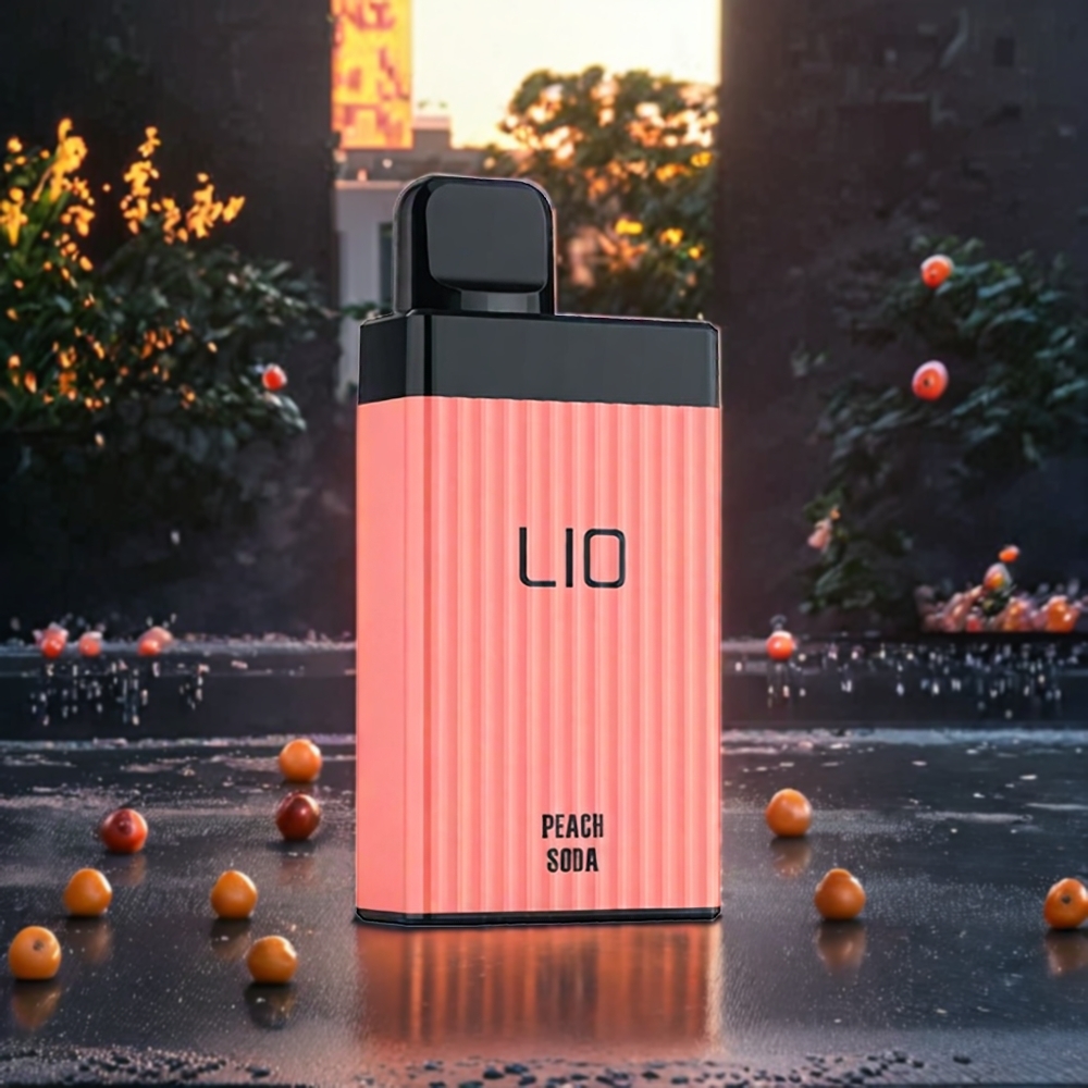 Pêche Soda LIO BOXX 4000 Puffs Belgique Grossiste 10ml 50mg
