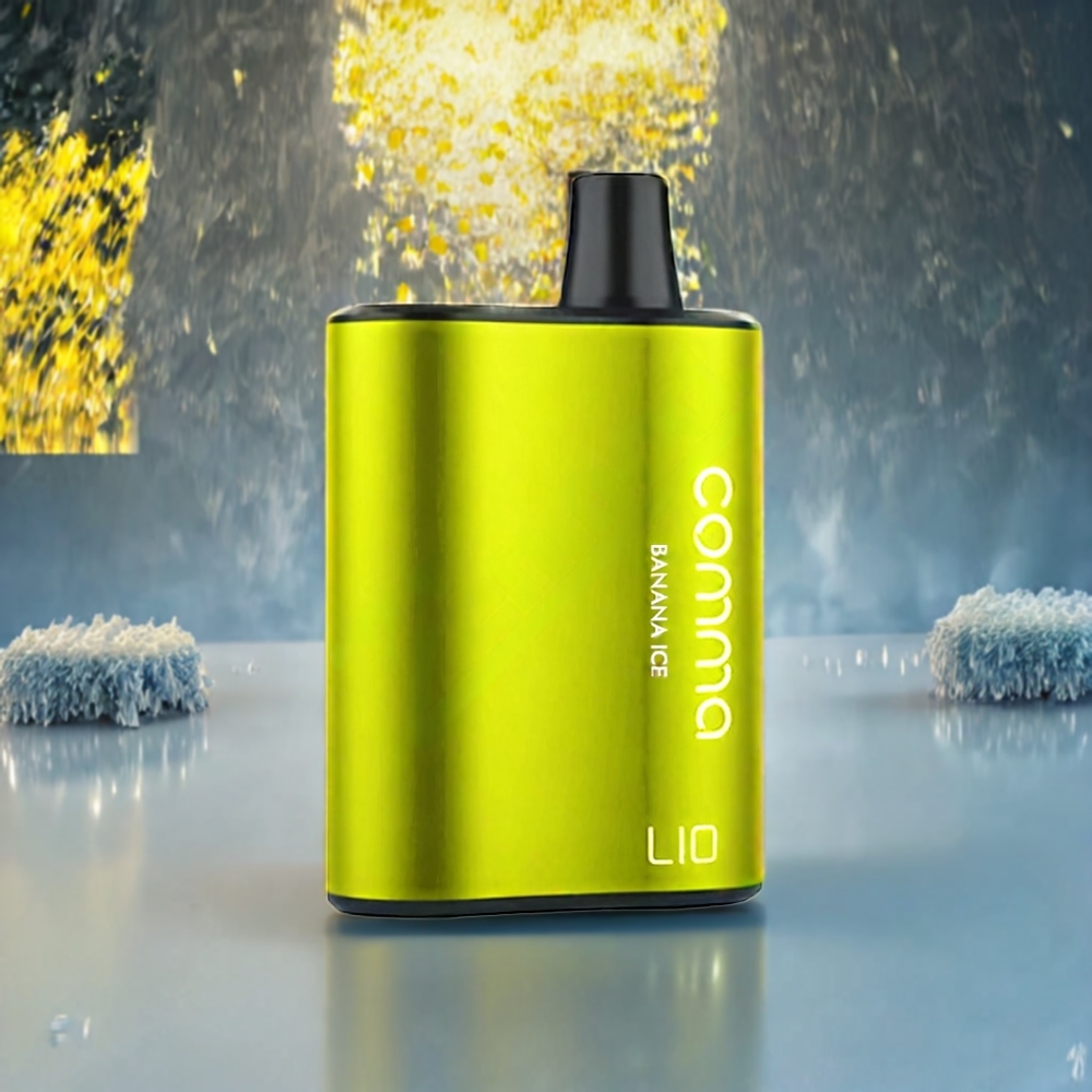 Banane Glacée LIO COMMA 5000 Puffs 15ml Belgique Grossiste 900mAh Type-C