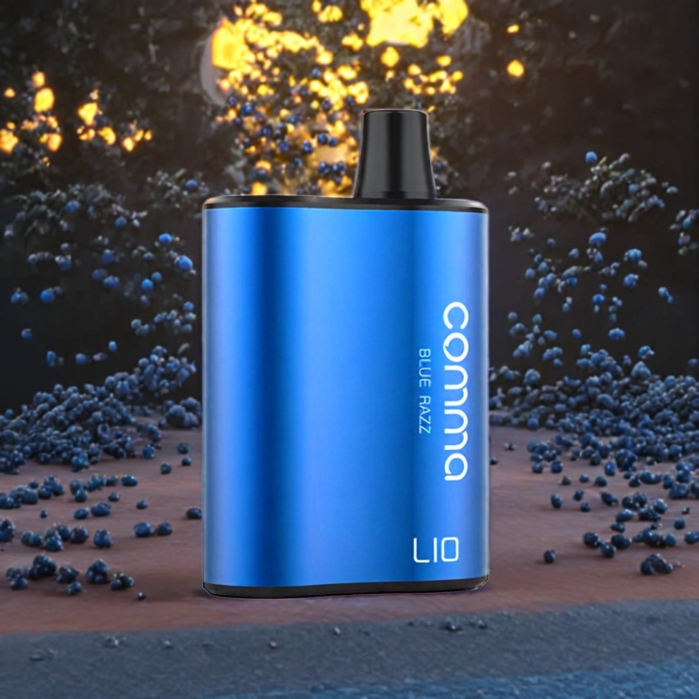 Bleu Framboise LIO COMMA 5000 Puffs Belgique Grossiste 15ml 900mAh