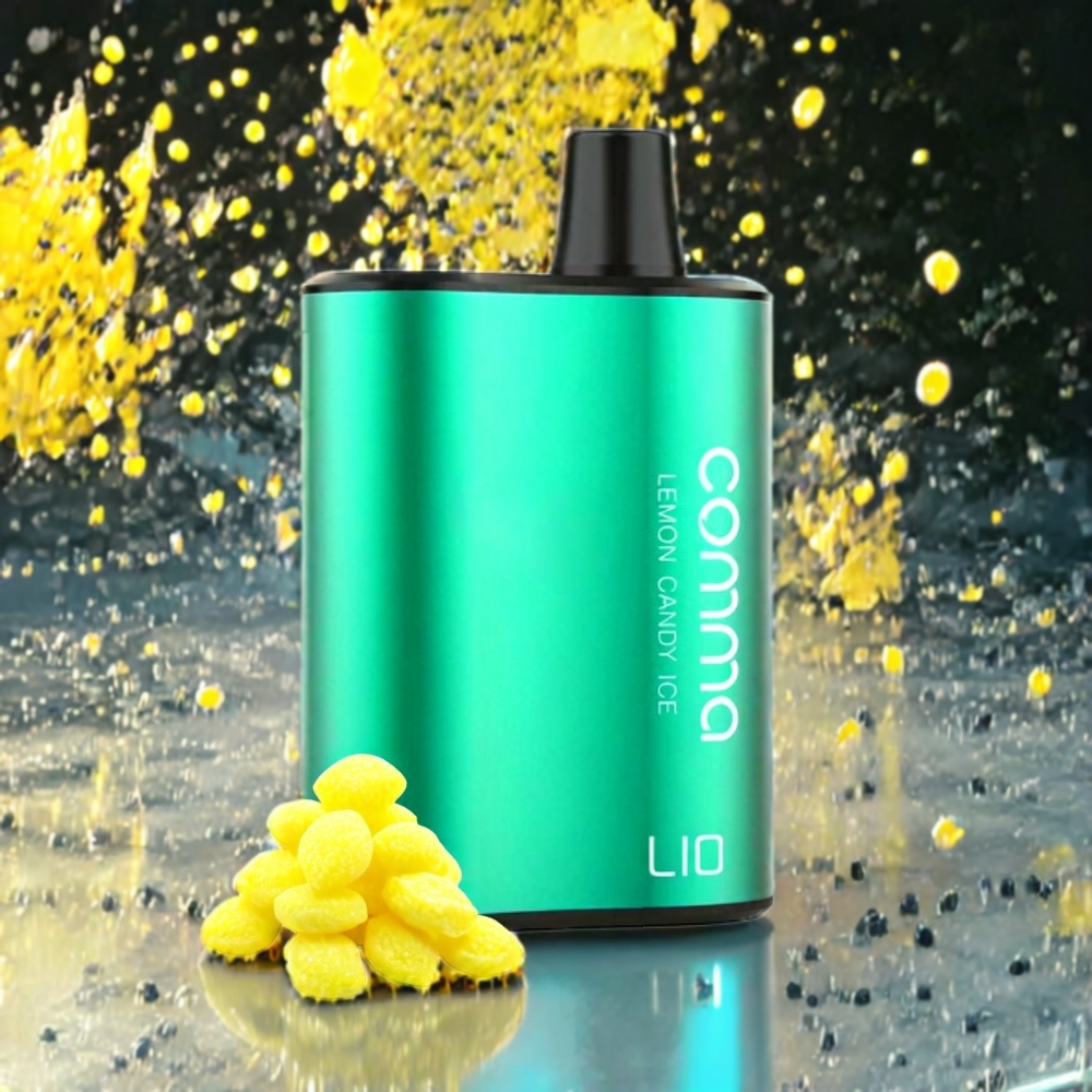 Bonbon Citron Glace LIO COMMA 5000 Puffs Belgique Grossiste 15ml 900mAh