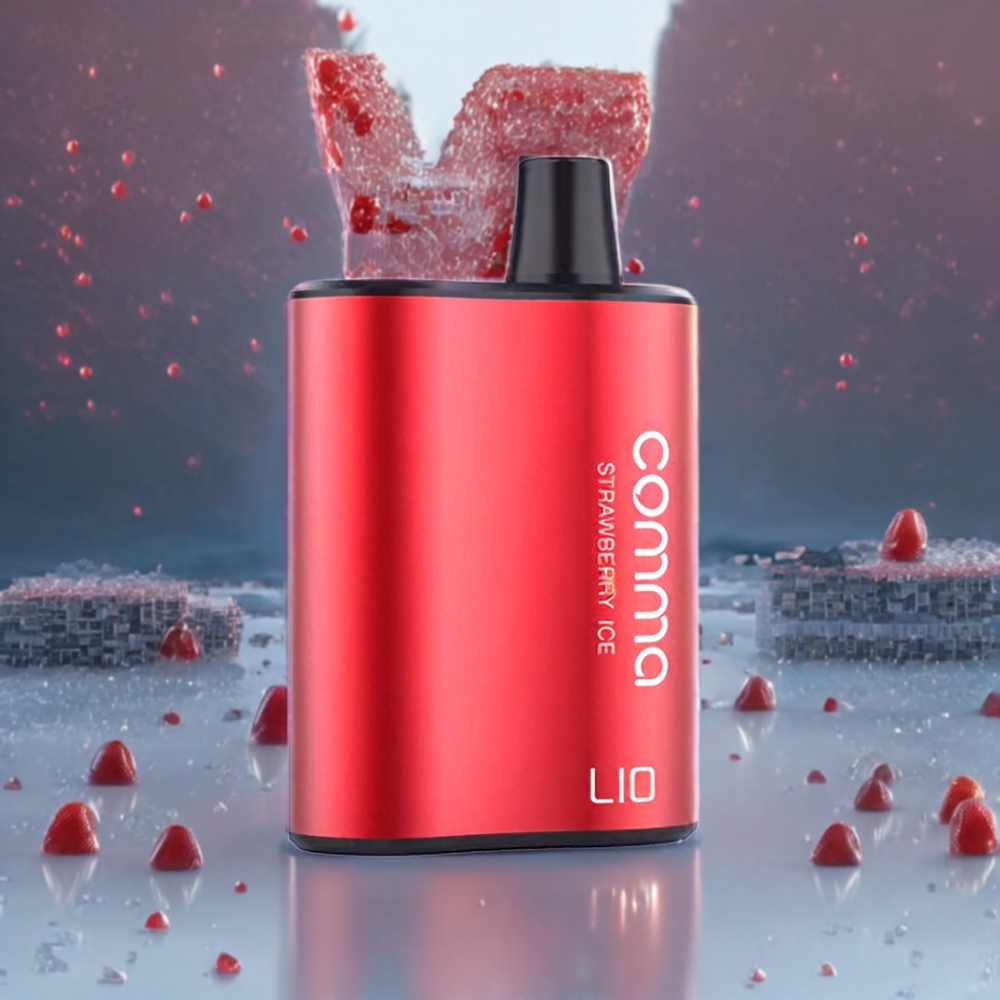 Fraise Glace LIO COMMA 5000 Puffs Belgique Grossiste 15ml Type-C