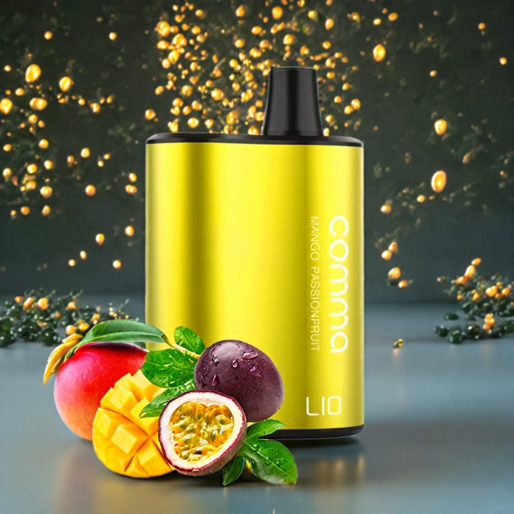 Mangue Fruit de la Passion LIO COMMA 5000 Puffs Belgique Grossiste 15ml 900mAh
