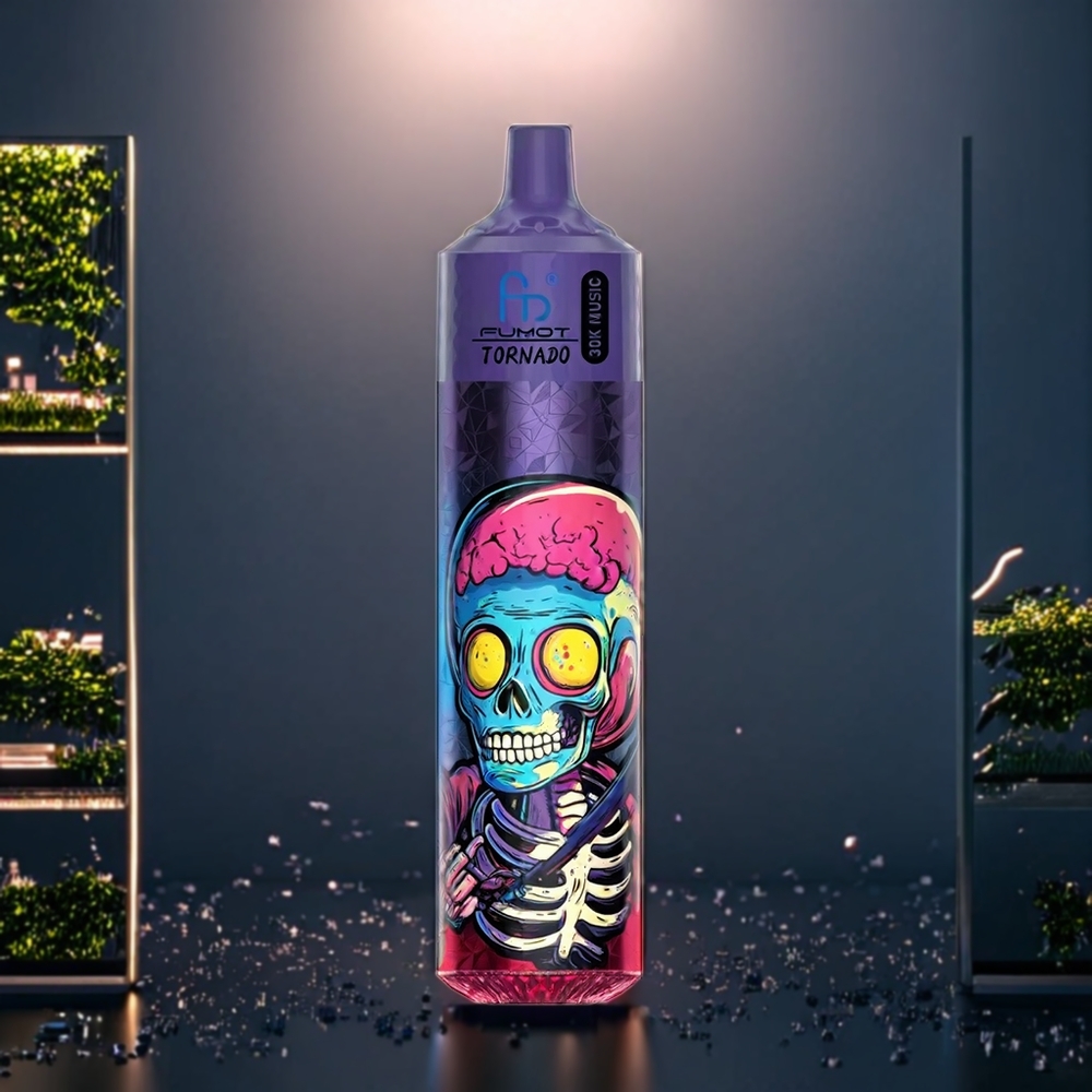 Fumot RandM Tornado 30000 Belgique Grossiste Triple Pomme 30mL 5% LED